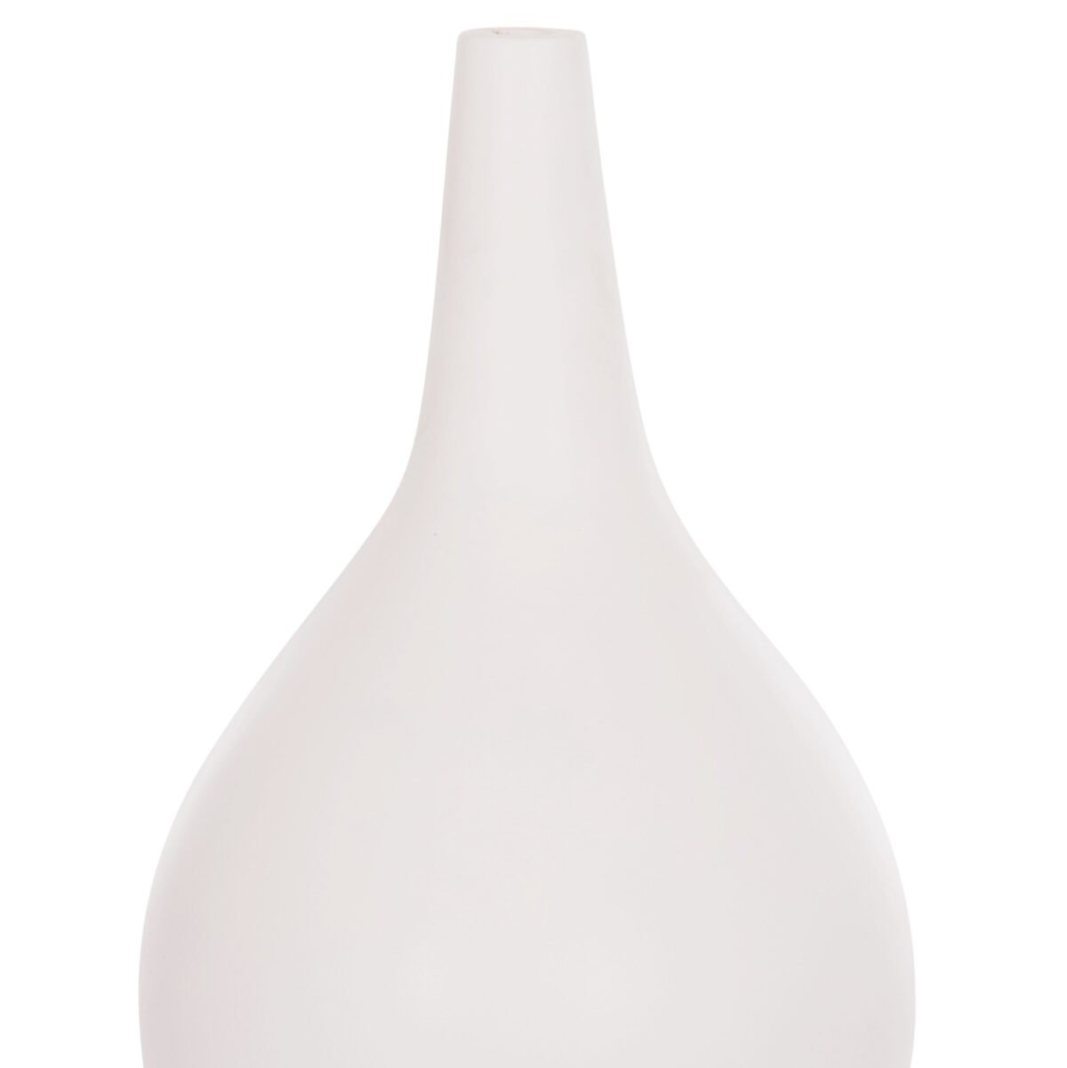 ΕΠΙΤΡΑΠΕΖΙΟ ΔΙΑΚΟΣΜΗΤΙΚΟ ΒΑΖΟ DENI HM4663.02L FIBER CEMENT ΣΕ ΛΕΥΚΟ--Φ26x39Υεκ - Image 4