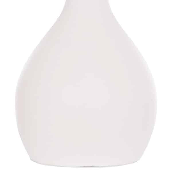 ΕΠΙΤΡΑΠΕΖΙΟ ΔΙΑΚΟΣΜΗΤΙΚΟ ΒΑΖΟ DENI HM4663.02L FIBER CEMENT ΣΕ ΛΕΥΚΟ--Φ26x39Υεκ - Image 5