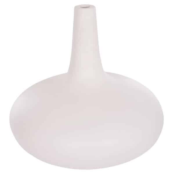 ΕΠΙΤΡΑΠΕΖΙΟ ΔΙΑΚΟΣΜΗΤΙΚΟ ΒΑΖΟ DENI HM4663.02M FIBER CEMENT ΣΕ ΛΕΥΚΟ--Φ30x29.5Υεκ - Image 3