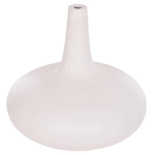 ΕΠΙΤΡΑΠΕΖΙΟ ΔΙΑΚΟΣΜΗΤΙΚΟ ΒΑΖΟ DENI HM4663.02M FIBER CEMENT ΣΕ ΛΕΥΚΟ--Φ30x29.5Υεκ