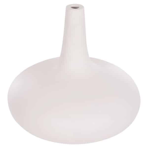 ΕΠΙΤΡΑΠΕΖΙΟ ΔΙΑΚΟΣΜΗΤΙΚΟ ΒΑΖΟ DENI HM4663.02M FIBER CEMENT ΣΕ ΛΕΥΚΟ--Φ30x29.5Υεκ - Image 8