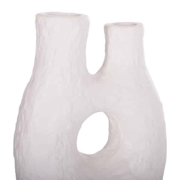 ΕΠΙΤΡΑΠΕΖΙΟ ΔΙΑΚΟΣΜΗΤΙΚΟ ΒΑΖΟ NAMENTIS HM4665.02L ΛΕΥΚΗ ΤΕΡΑΚΟΤΑ--27x13.5x37Υεκ - Image 6