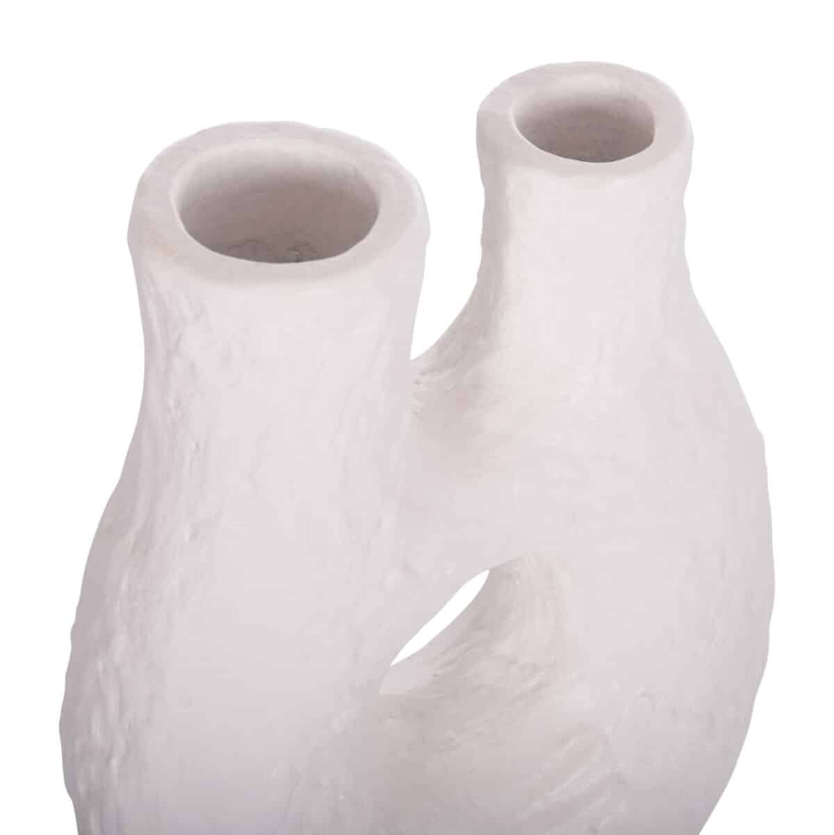 ΕΠΙΤΡΑΠΕΖΙΟ ΔΙΑΚΟΣΜΗΤΙΚΟ ΒΑΖΟ NAMENTIS HM4665.02L ΛΕΥΚΗ ΤΕΡΑΚΟΤΑ--27x13.5x37Υεκ - Image 8