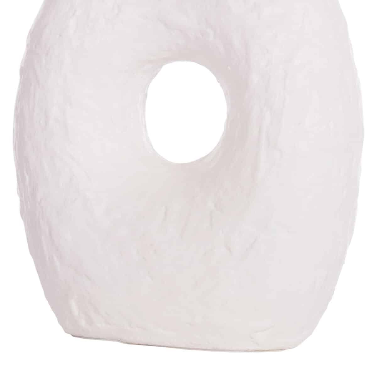 ΕΠΙΤΡΑΠΕΖΙΟ ΔΙΑΚΟΣΜΗΤΙΚΟ ΒΑΖΟ NAMENTIS HM4665.02L ΛΕΥΚΗ ΤΕΡΑΚΟΤΑ--27x13.5x37Υεκ - Image 9