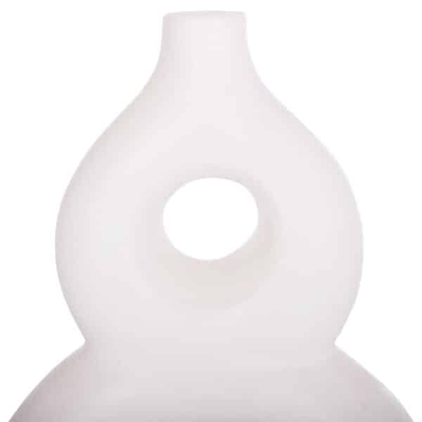 ΕΠΙΤΡΑΠΕΖΙΟ ΔΙΑΚΟΣΜΗΤΙΚΟ ΒΑΖΟ FIORIN HM4666.02S ΤΕΡΑΚΟΤΑ ΣΕ ΛΕΥΚΟ--21x7.5x31Υεκ. - Image 5