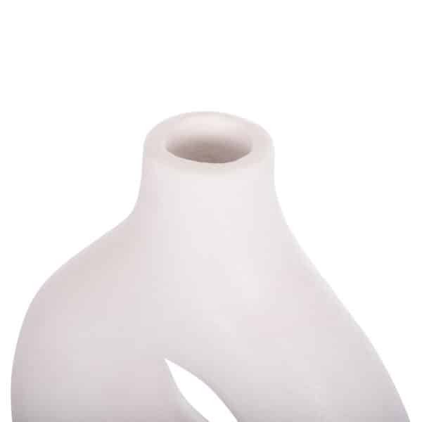 ΕΠΙΤΡΑΠΕΖΙΟ ΔΙΑΚΟΣΜΗΤΙΚΟ ΒΑΖΟ FIORIN HM4666.02S ΤΕΡΑΚΟΤΑ ΣΕ ΛΕΥΚΟ--21x7.5x31Υεκ. - Image 8