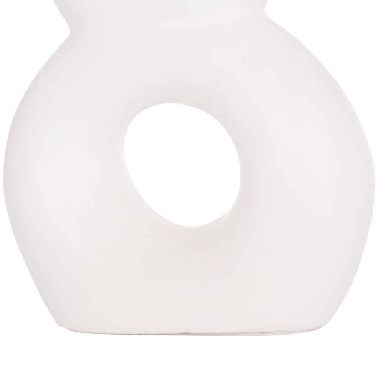 ΕΠΙΤΡΑΠΕΖΙΟ ΔΙΑΚΟΣΜΗΤΙΚΟ ΒΑΖΟ FIORIN HM4666.02S ΤΕΡΑΚΟΤΑ ΣΕ ΛΕΥΚΟ--21x7.5x31Υεκ. - Image 10