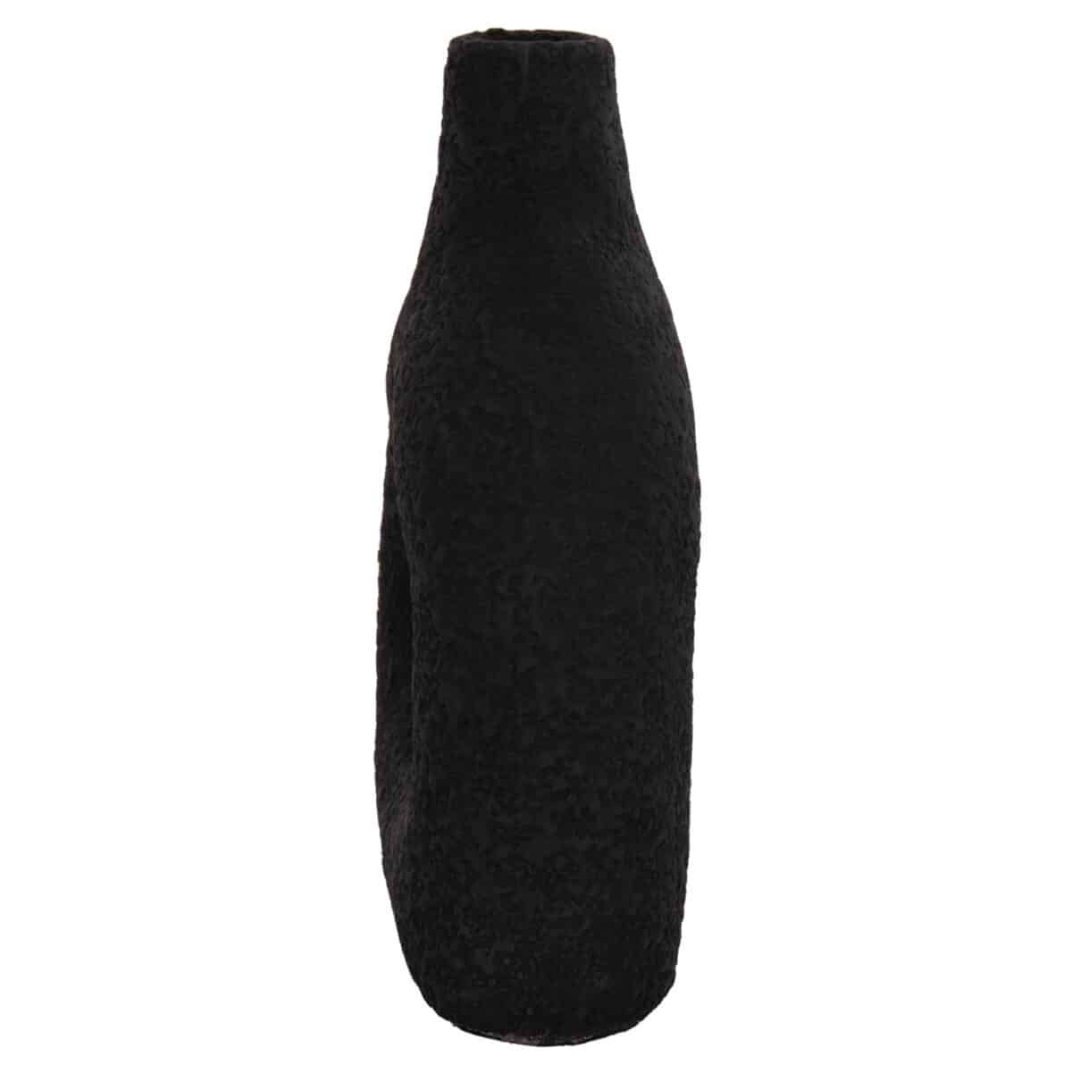 ΕΠΙΤΡΑΠΕΖΙΟ ΔΙΑΚΟΣΜΗΤΙΚΟ ΒΑΖΟ DECANT HM4667.01Μ ΤΕΡΑΚΟΤΑ ΣΕ ΜΑΥΡΟ--17x6.5x20Υεκ. - Image 4