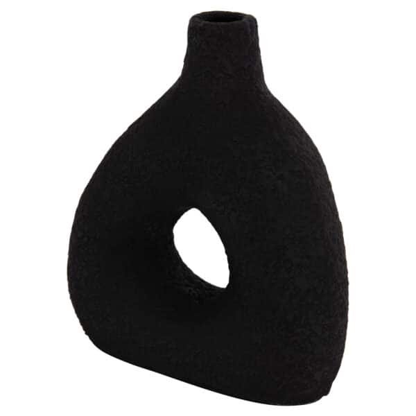 ΕΠΙΤΡΑΠΕΖΙΟ ΔΙΑΚΟΣΜΗΤΙΚΟ ΒΑΖΟ DECANT HM4667.01Μ ΤΕΡΑΚΟΤΑ ΣΕ ΜΑΥΡΟ--17x6.5x20Υεκ. - Image 5