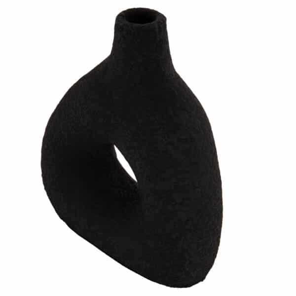 ΕΠΙΤΡΑΠΕΖΙΟ ΔΙΑΚΟΣΜΗΤΙΚΟ ΒΑΖΟ DECANT HM4667.01Μ ΤΕΡΑΚΟΤΑ ΣΕ ΜΑΥΡΟ--17x6.5x20Υεκ. - Image 9