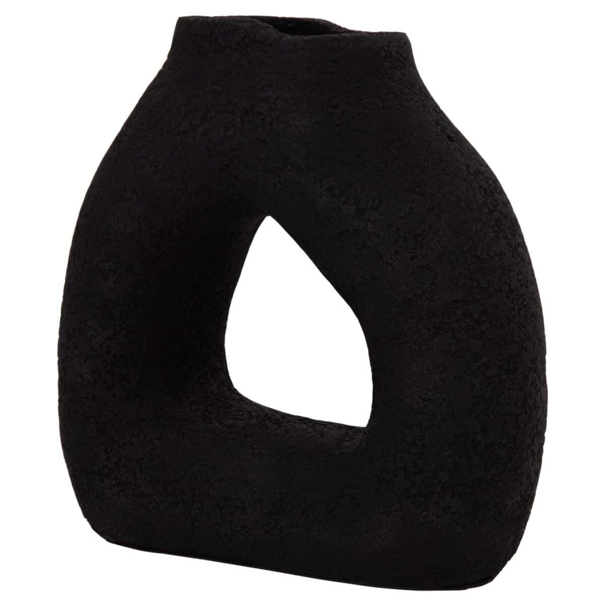 ΕΠΙΤΡΑΠΕΖΙΟ ΔΙΑΚΟΣΜΗΤΙΚΟ ΒΑΖΟ DECANT HM4667.01S ΤΕΡΑΚΟΤΑ ΣΕ ΜΑΥΡΟ--17.5x6.5x17Υεκ. - Image 4