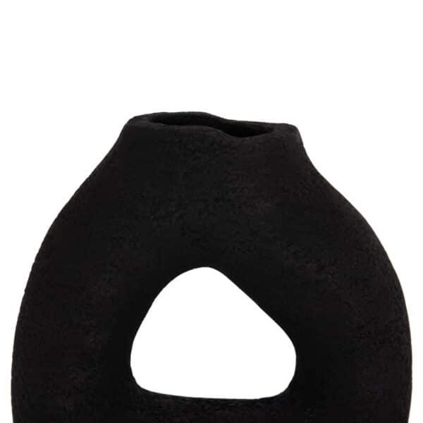 ΕΠΙΤΡΑΠΕΖΙΟ ΔΙΑΚΟΣΜΗΤΙΚΟ ΒΑΖΟ DECANT HM4667.01S ΤΕΡΑΚΟΤΑ ΣΕ ΜΑΥΡΟ--17.5x6.5x17Υεκ. - Image 6