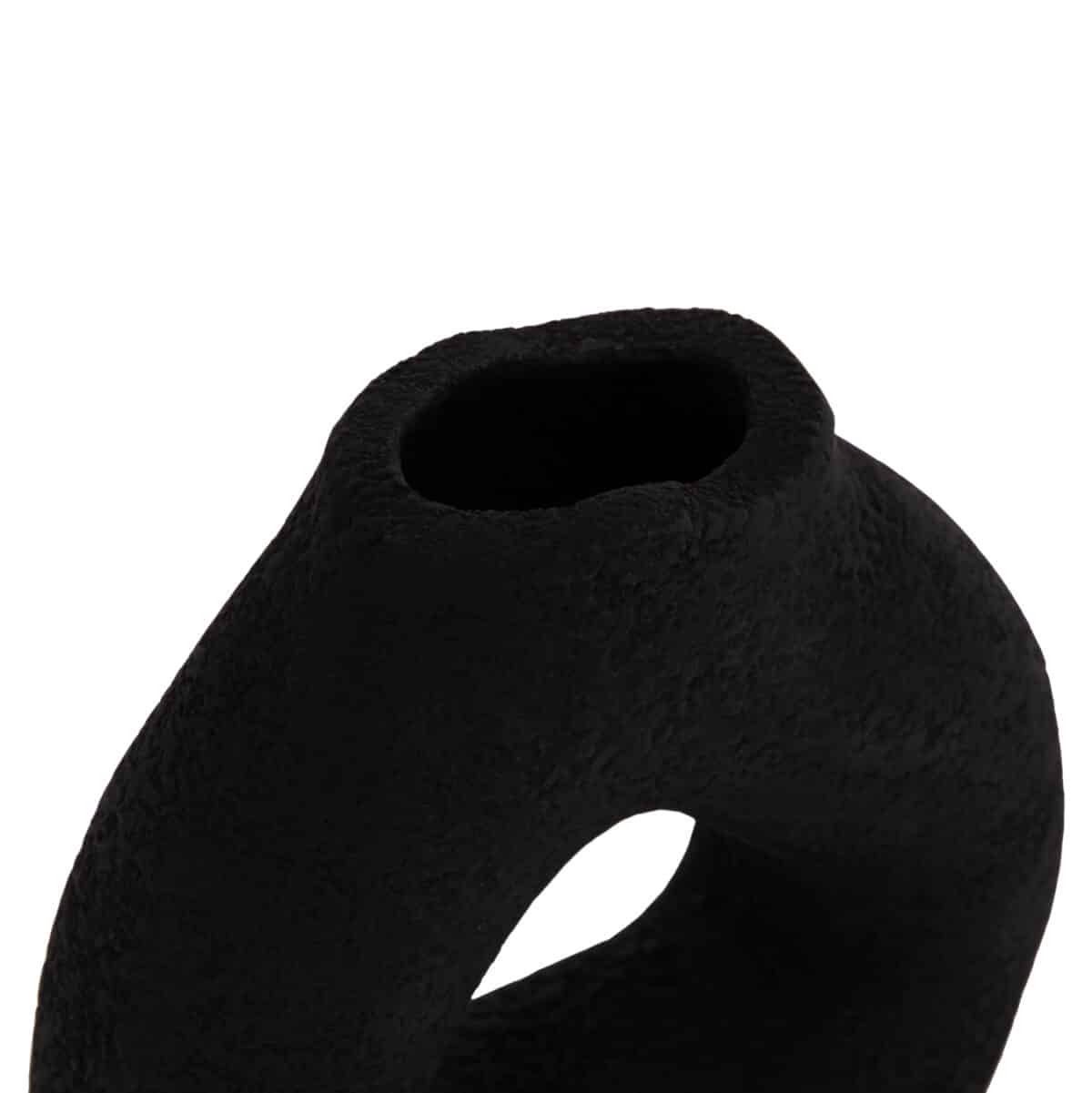 ΕΠΙΤΡΑΠΕΖΙΟ ΔΙΑΚΟΣΜΗΤΙΚΟ ΒΑΖΟ DECANT HM4667.01S ΤΕΡΑΚΟΤΑ ΣΕ ΜΑΥΡΟ--17.5x6.5x17Υεκ. - Image 8