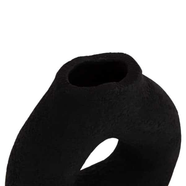 ΕΠΙΤΡΑΠΕΖΙΟ ΔΙΑΚΟΣΜΗΤΙΚΟ ΒΑΖΟ DECANT HM4667.01S ΤΕΡΑΚΟΤΑ ΣΕ ΜΑΥΡΟ--17.5x6.5x17Υεκ. - Image 8