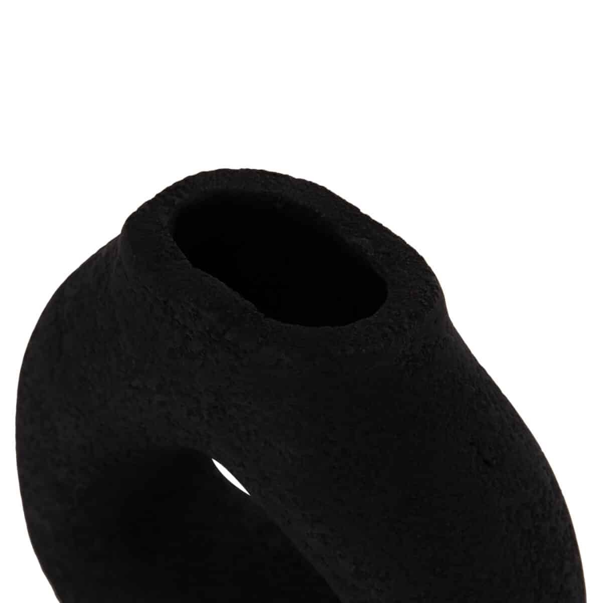 ΕΠΙΤΡΑΠΕΖΙΟ ΔΙΑΚΟΣΜΗΤΙΚΟ ΒΑΖΟ DECANT HM4667.01S ΤΕΡΑΚΟΤΑ ΣΕ ΜΑΥΡΟ--17.5x6.5x17Υεκ. - Image 9