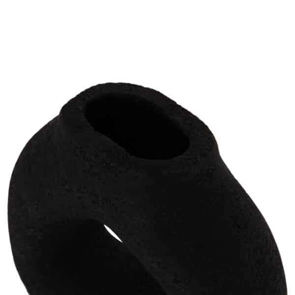 ΕΠΙΤΡΑΠΕΖΙΟ ΔΙΑΚΟΣΜΗΤΙΚΟ ΒΑΖΟ DECANT HM4667.01S ΤΕΡΑΚΟΤΑ ΣΕ ΜΑΥΡΟ--17.5x6.5x17Υεκ. - Image 9