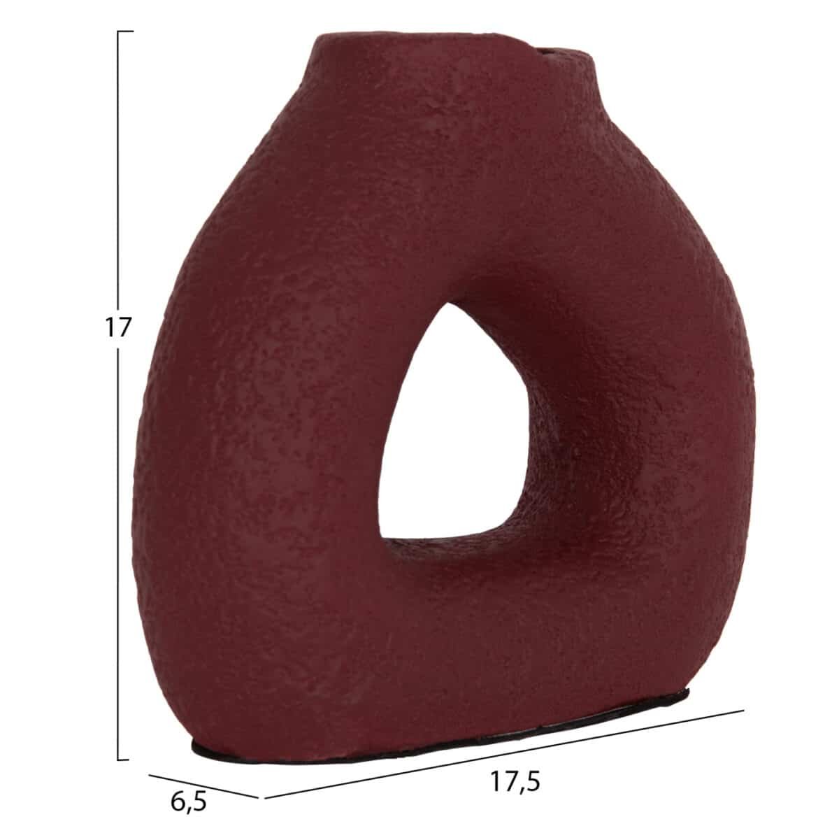 ΕΠΙΤΡΑΠΕΖΙΟ ΔΙΑΚΟΣΜΗΤΙΚΟ ΒΑΖΟ DECANT HM4667.06S ΤΕΡΑΚΟΤΑ ΣΕ ΒΥΣΣΙΝΙ--17.5x6.5x17Υεκ. - Image 2