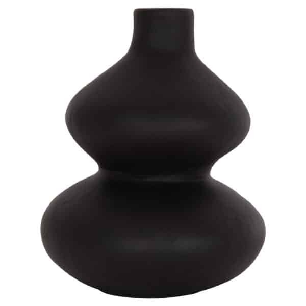 ΕΠΙΤΡΑΠΕΖΙΟ ΔΙΑΚΟΣΜΗΤΙΚΟ ΒΑΖΟ CHELIN HM4670S ΤΕΡΑΚΟΤΑ ΣΕ ΜΑΥΡΟ--Φ20x25Υεκ. - Image 3