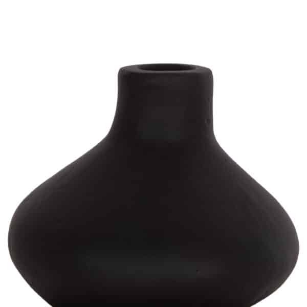 ΕΠΙΤΡΑΠΕΖΙΟ ΔΙΑΚΟΣΜΗΤΙΚΟ ΒΑΖΟ CHELIN HM4670S ΤΕΡΑΚΟΤΑ ΣΕ ΜΑΥΡΟ--Φ20x25Υεκ. - Image 4