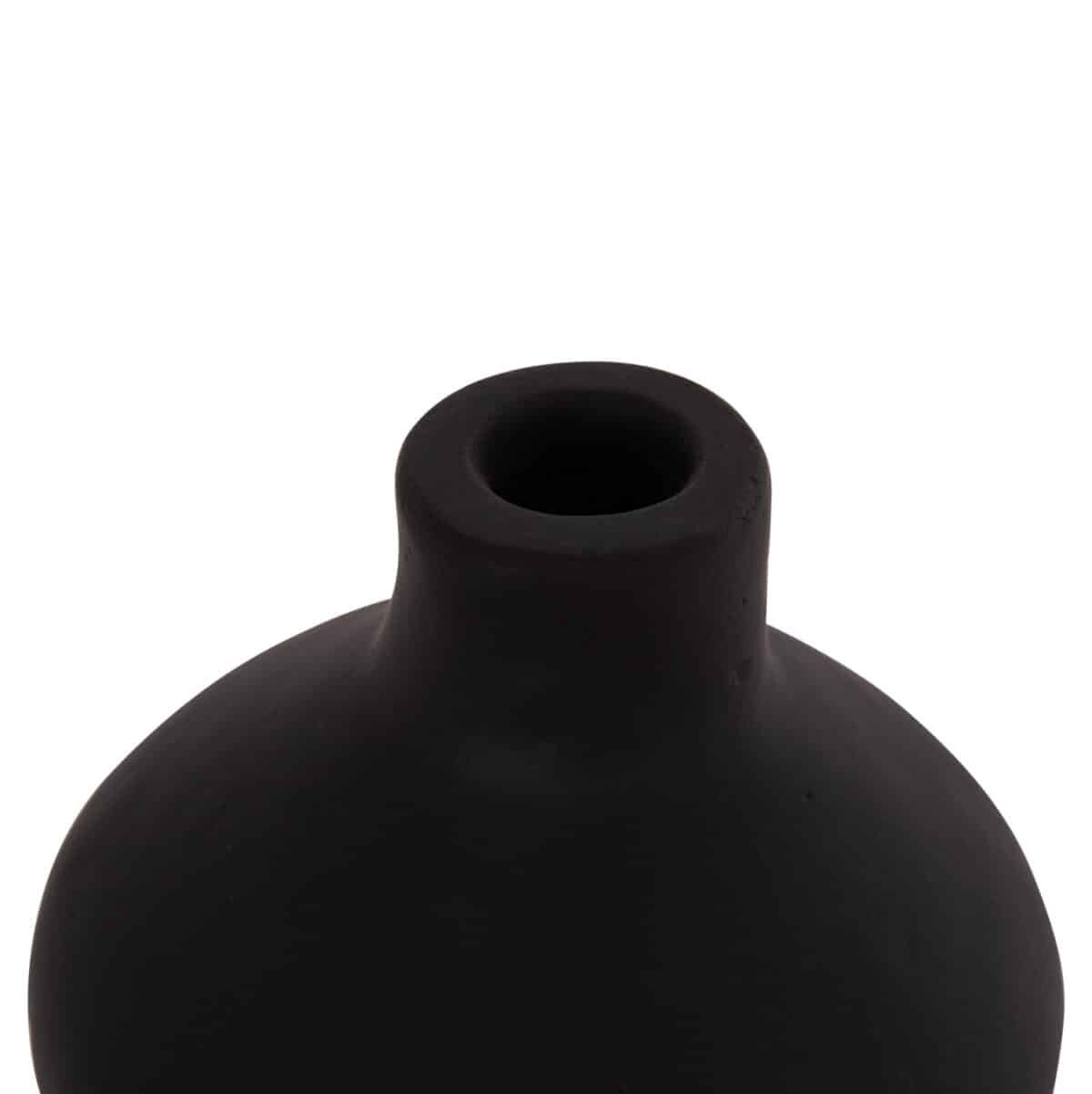 ΕΠΙΤΡΑΠΕΖΙΟ ΔΙΑΚΟΣΜΗΤΙΚΟ ΒΑΖΟ CHELIN HM4670S ΤΕΡΑΚΟΤΑ ΣΕ ΜΑΥΡΟ--Φ20x25Υεκ. - Image 7