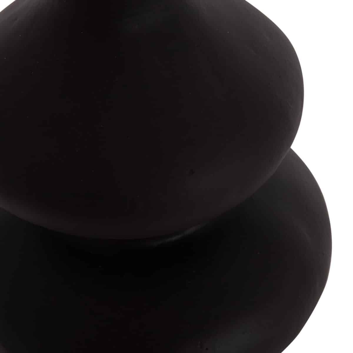 ΕΠΙΤΡΑΠΕΖΙΟ ΔΙΑΚΟΣΜΗΤΙΚΟ ΒΑΖΟ CHELIN HM4670S ΤΕΡΑΚΟΤΑ ΣΕ ΜΑΥΡΟ--Φ20x25Υεκ. - Image 9