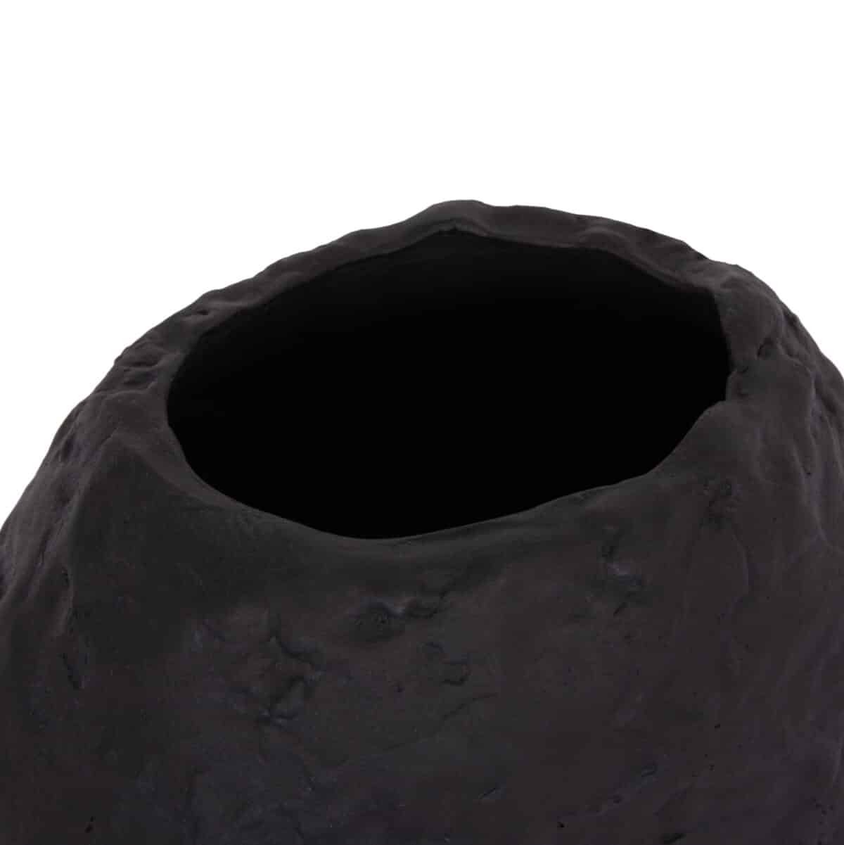 ΕΠΙΤΡΑΠΕΖΙΟ ΔΙΑΚΟΣΜΗΤΙΚΟ ΒΑΖΟ NAMENTIS HM4673.01L ΜΑΥΡΗ ΤΕΡΑΚΟΤΑ--26.5x16x36.5Υεκ - Image 5