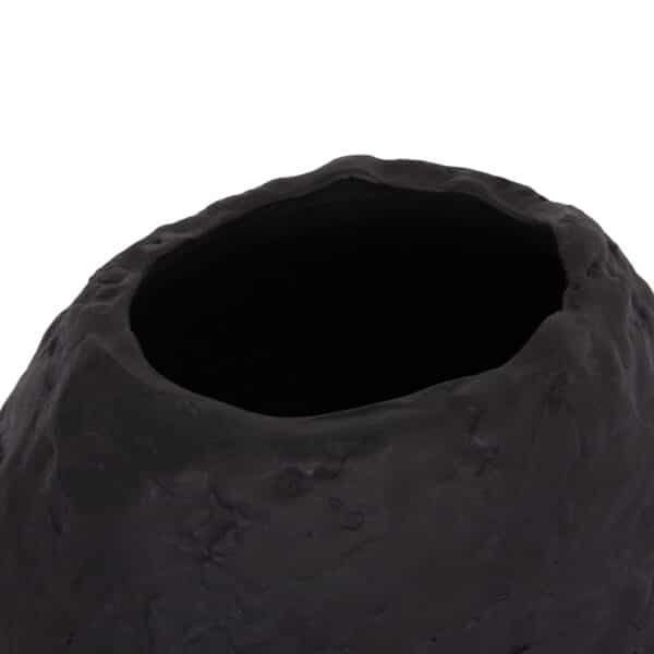 ΕΠΙΤΡΑΠΕΖΙΟ ΔΙΑΚΟΣΜΗΤΙΚΟ ΒΑΖΟ NAMENTIS HM4673.01L ΜΑΥΡΗ ΤΕΡΑΚΟΤΑ--26.5x16x36.5Υεκ - Image 5