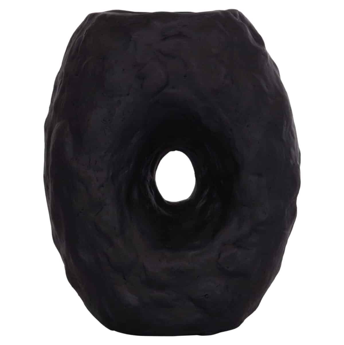 ΕΠΙΤΡΑΠΕΖΙΟ ΔΙΑΚΟΣΜΗΤΙΚΟ ΒΑΖΟ NAMENTIS HM4673.01S ΜΑΥΡΗ ΤΕΡΑΚΟΤΑ--22x13x28Υεκ - Image 3