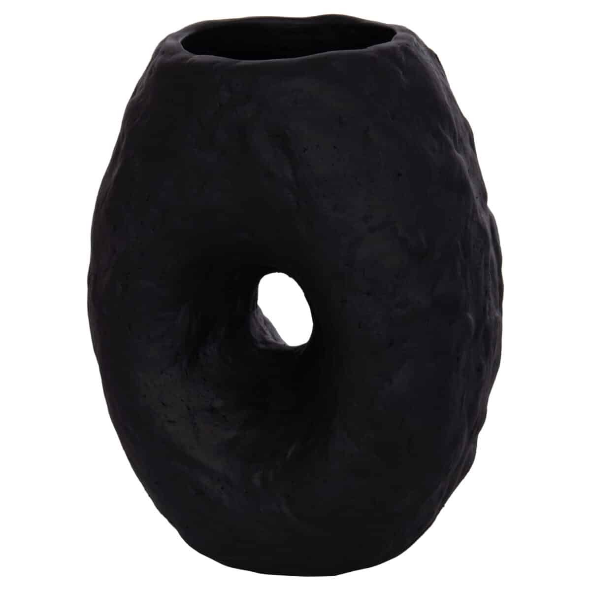 ΕΠΙΤΡΑΠΕΖΙΟ ΔΙΑΚΟΣΜΗΤΙΚΟ ΒΑΖΟ NAMENTIS HM4673.01S ΜΑΥΡΗ ΤΕΡΑΚΟΤΑ--22x13x28Υεκ - Image 5