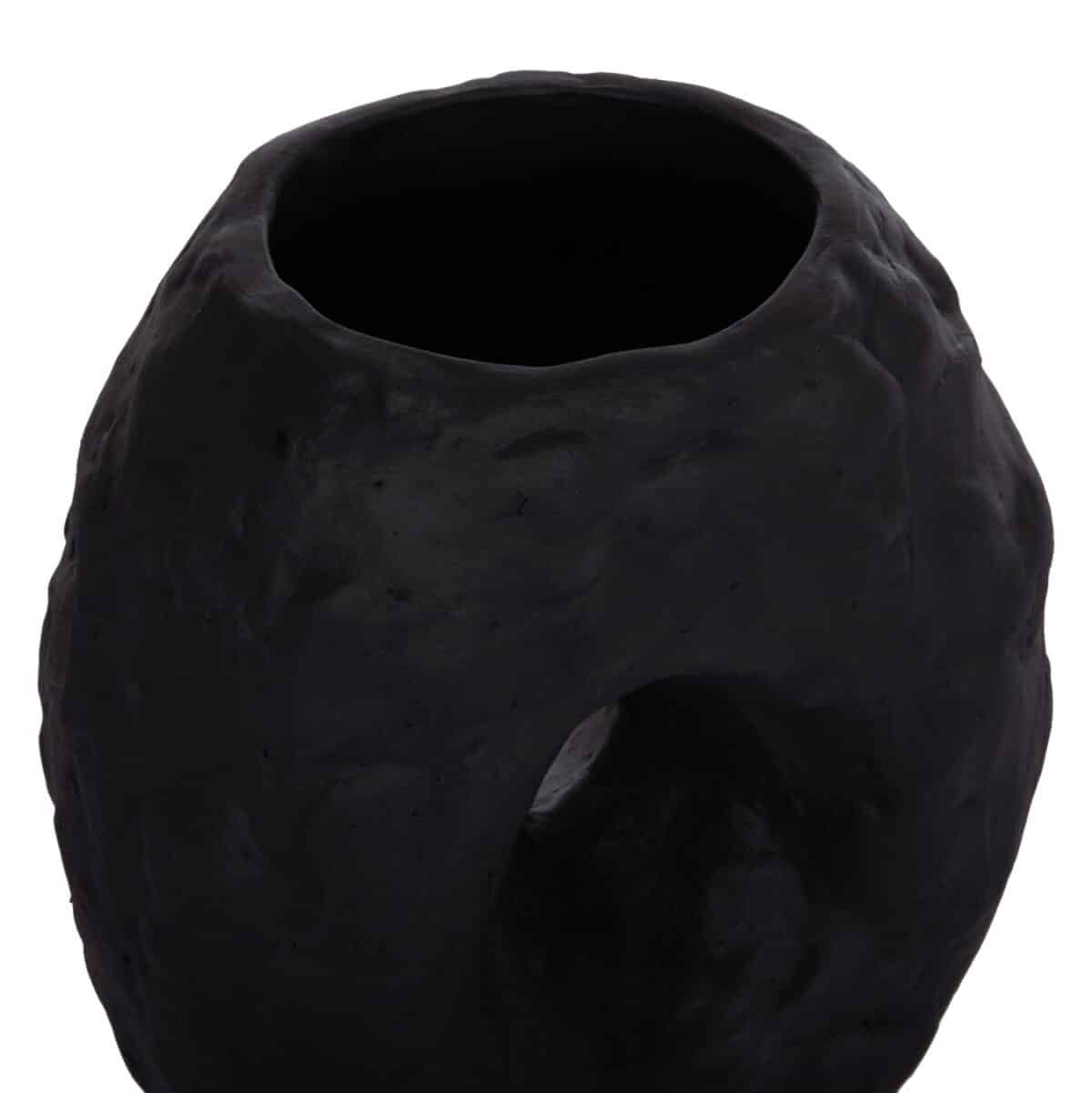 ΕΠΙΤΡΑΠΕΖΙΟ ΔΙΑΚΟΣΜΗΤΙΚΟ ΒΑΖΟ NAMENTIS HM4673.01S ΜΑΥΡΗ ΤΕΡΑΚΟΤΑ--22x13x28Υεκ - Image 6