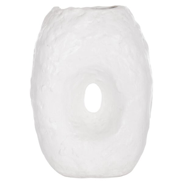 ΕΠΙΤΡΑΠΕΖΙΟ ΔΙΑΚΟΣΜΗΤΙΚΟ ΒΑΖΟ NAMENTIS HM4673.02L ΛΕΥΚΗ ΤΕΡΑΚΟΤΑ--26.5x16x36.5Υεκ - Image 3