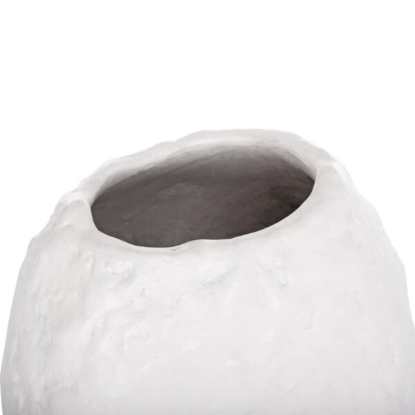 ΕΠΙΤΡΑΠΕΖΙΟ ΔΙΑΚΟΣΜΗΤΙΚΟ ΒΑΖΟ NAMENTIS HM4673.02L ΛΕΥΚΗ ΤΕΡΑΚΟΤΑ--26.5x16x36.5Υεκ - Image 6