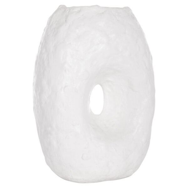 ΕΠΙΤΡΑΠΕΖΙΟ ΔΙΑΚΟΣΜΗΤΙΚΟ ΒΑΖΟ NAMENTIS HM4673.02L ΛΕΥΚΗ ΤΕΡΑΚΟΤΑ--26.5x16x36.5Υεκ