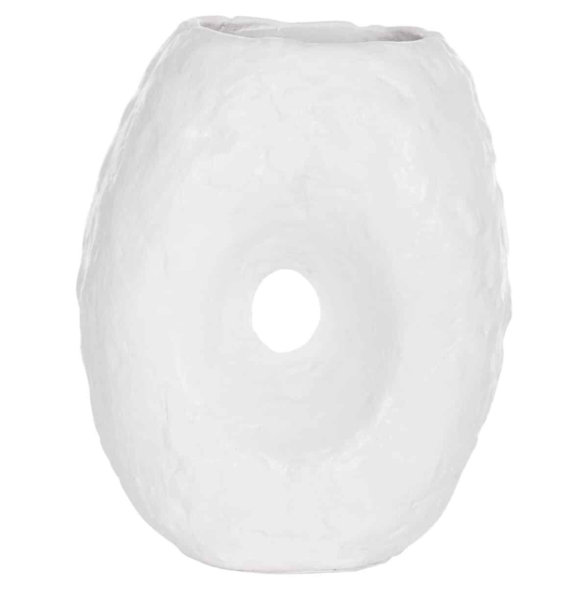 ΕΠΙΤΡΑΠΕΖΙΟ ΔΙΑΚΟΣΜΗΤΙΚΟ ΒΑΖΟ NAMENTIS HM4673.02S ΛΕΥΚΗ ΤΕΡΑΚΟΤΑ--22x13x28Υεκ - Image 3