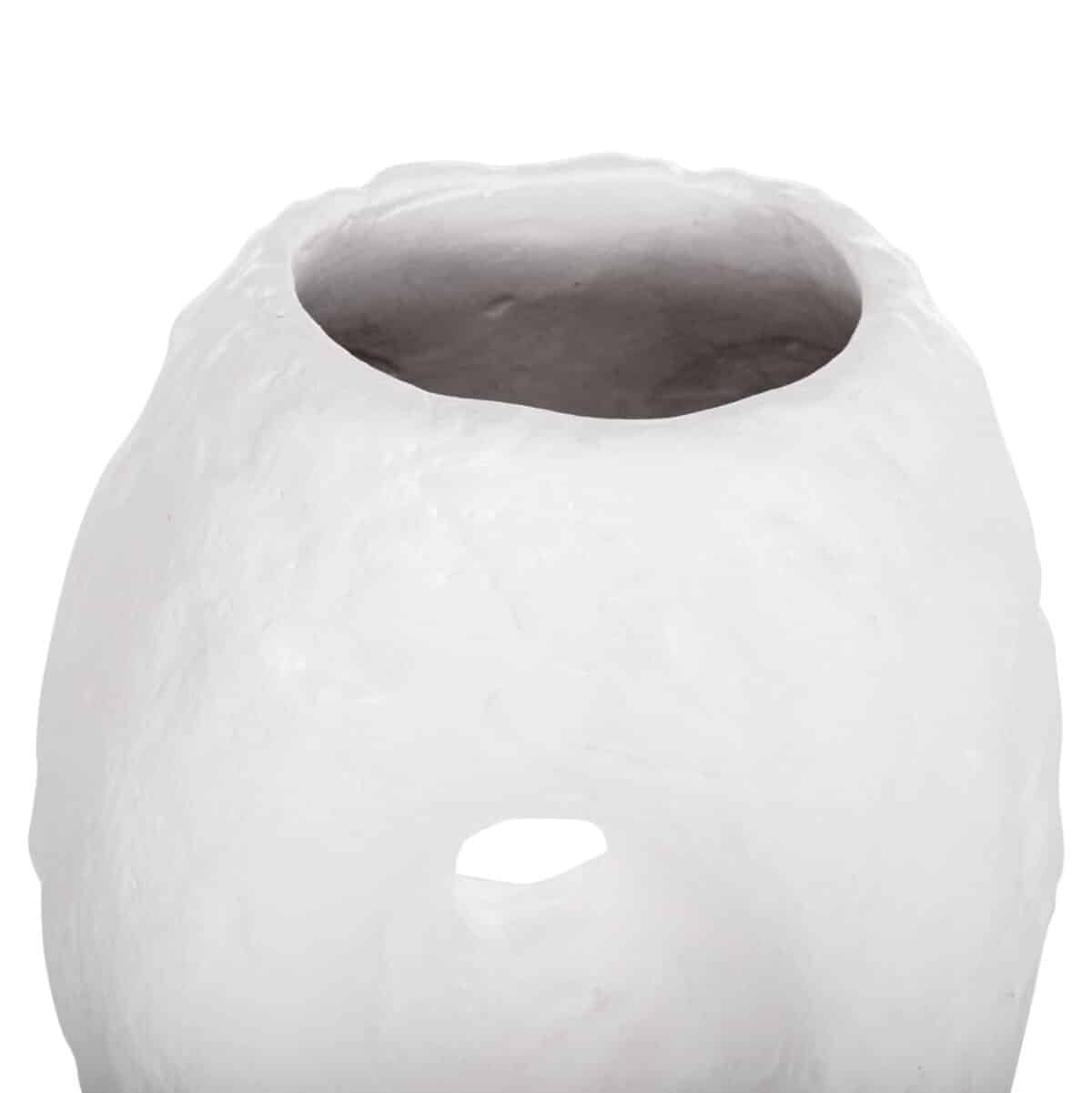 ΕΠΙΤΡΑΠΕΖΙΟ ΔΙΑΚΟΣΜΗΤΙΚΟ ΒΑΖΟ NAMENTIS HM4673.02S ΛΕΥΚΗ ΤΕΡΑΚΟΤΑ--22x13x28Υεκ - Image 5