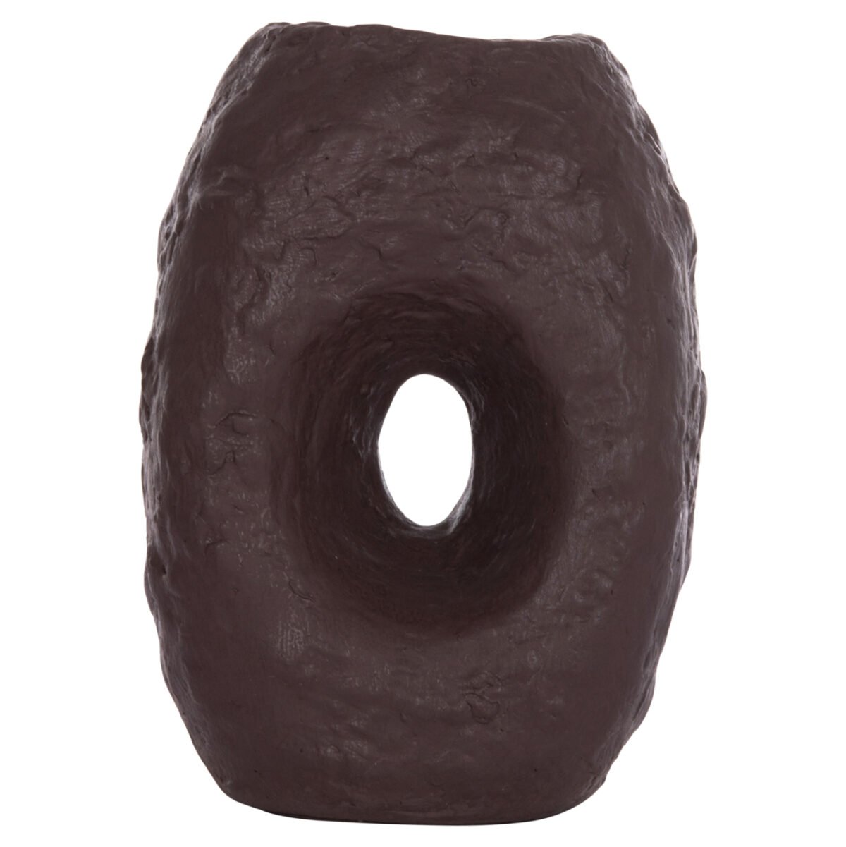 ΕΠΙΤΡΑΠΕΖΙΟ ΔΙΑΚΟΣΜΗΤΙΚΟ ΒΑΖΟ NAMENTIS HM4673.07L ΣΟΚΟΛΑΤΙ ΤΕΡΑΚΟΤΑ--26.5x16x36.5Υεκ - Image 3