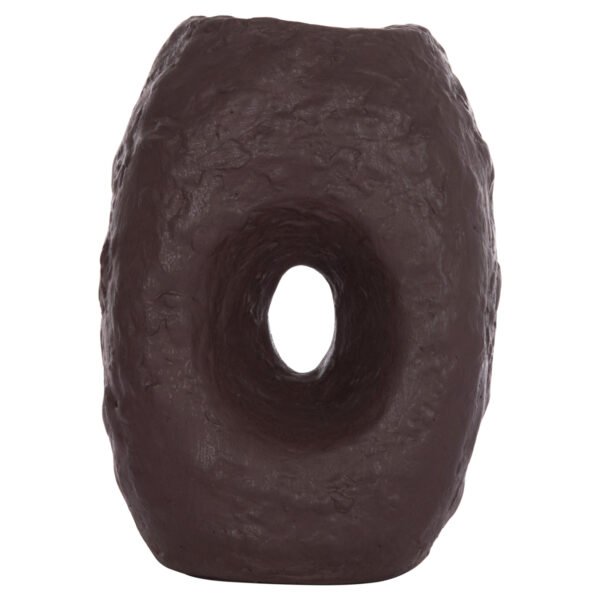 ΕΠΙΤΡΑΠΕΖΙΟ ΔΙΑΚΟΣΜΗΤΙΚΟ ΒΑΖΟ NAMENTIS HM4673.07L ΣΟΚΟΛΑΤΙ ΤΕΡΑΚΟΤΑ--26.5x16x36.5Υεκ - Image 3