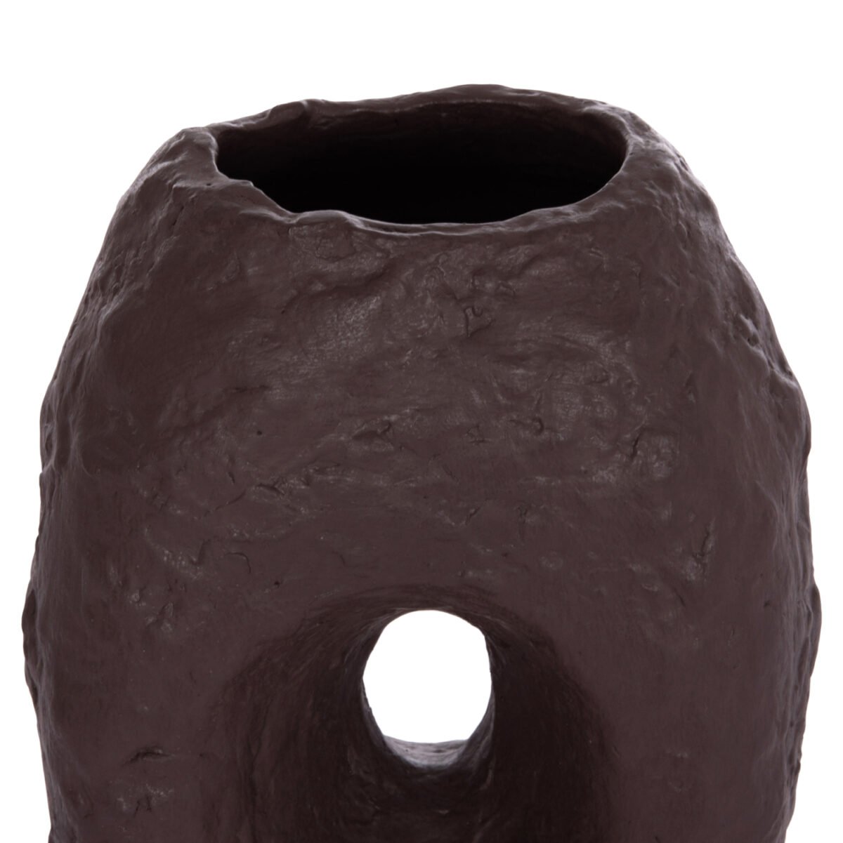 ΕΠΙΤΡΑΠΕΖΙΟ ΔΙΑΚΟΣΜΗΤΙΚΟ ΒΑΖΟ NAMENTIS HM4673.07L ΣΟΚΟΛΑΤΙ ΤΕΡΑΚΟΤΑ--26.5x16x36.5Υεκ - Image 6