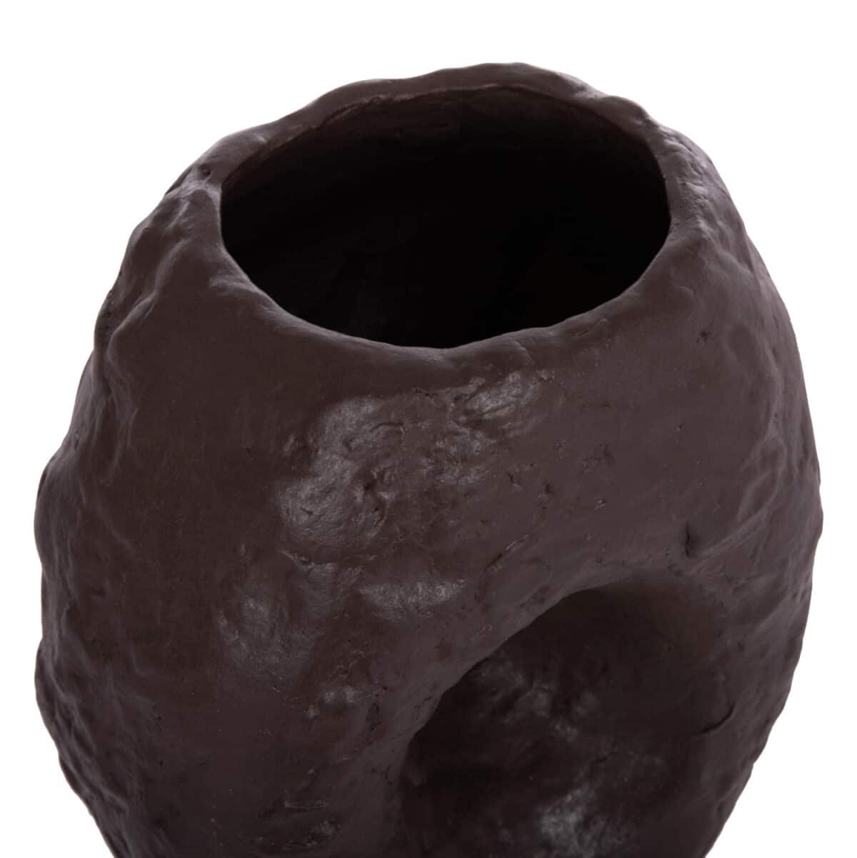 ΕΠΙΤΡΑΠΕΖΙΟ ΔΙΑΚΟΣΜΗΤΙΚΟ ΒΑΖΟ NAMENTIS HM4673.07S ΣΟΚΟΛΑΤΙ ΤΕΡΑΚΟΤΑ--22x13x28Υεκ - Image 6