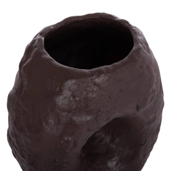 ΕΠΙΤΡΑΠΕΖΙΟ ΔΙΑΚΟΣΜΗΤΙΚΟ ΒΑΖΟ NAMENTIS HM4673.07S ΣΟΚΟΛΑΤΙ ΤΕΡΑΚΟΤΑ--22x13x28Υεκ - Image 6