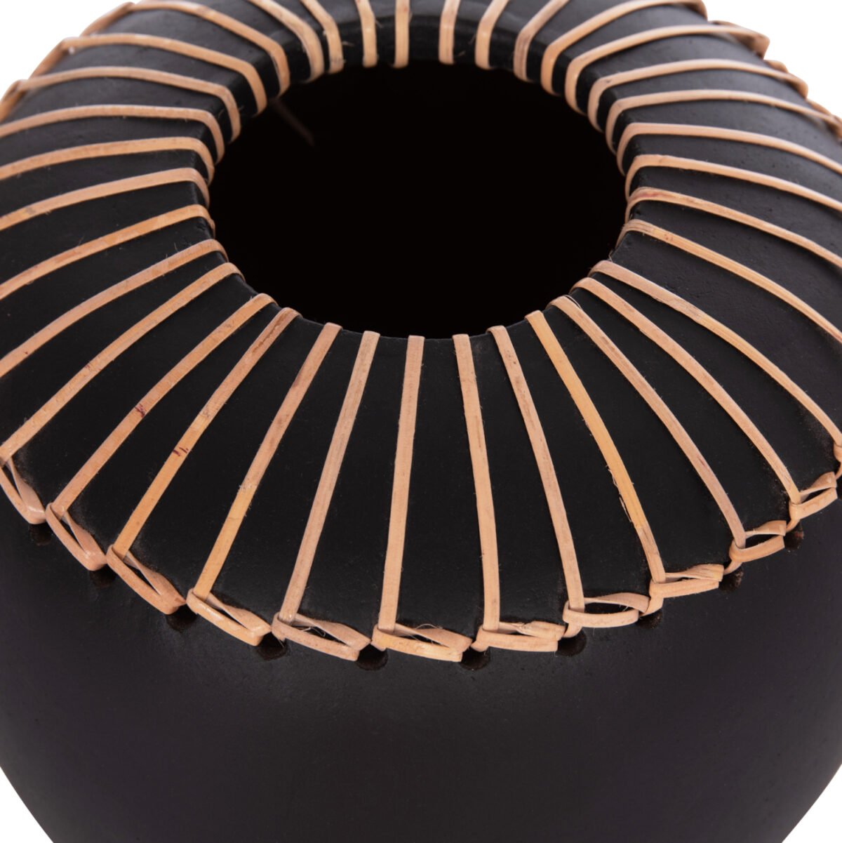 ΕΠΙΤΡΑΠΕΖΙΟ ΔΙΑΚΟΣΜΗΤΙΚΟ ΒΑΖΟ LENNOX HM4675.01L TΕΡΑΚΟΤΑ ΣΕ ΜΑΥΡΟ--Φ22x20Υεκ. - Image 10