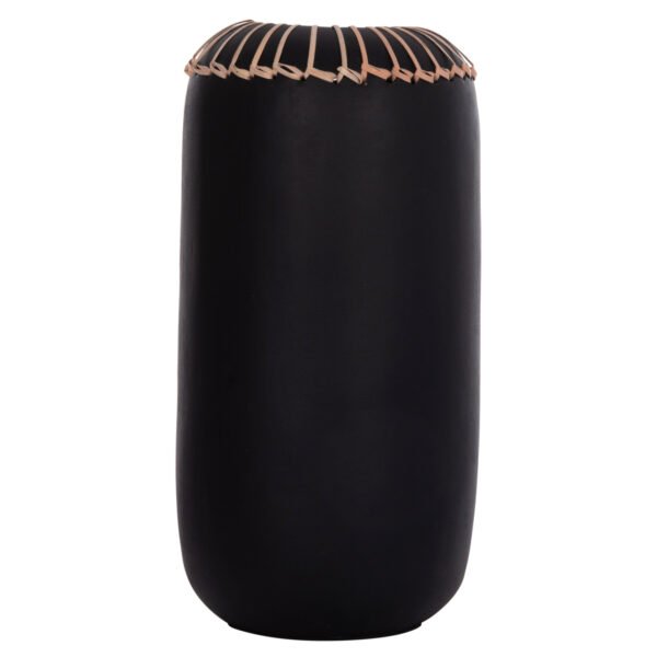 ΕΠΙΤΡΑΠΕΖΙΟ ΔΙΑΚΟΣΜΗΤΙΚΟ ΒΑΖΟ LENNOX HM4675.01S TΕΡΑΚΟΤΑ ΣΕ ΜΑΥΡΟ--Φ18x33Υεκ. - Image 3