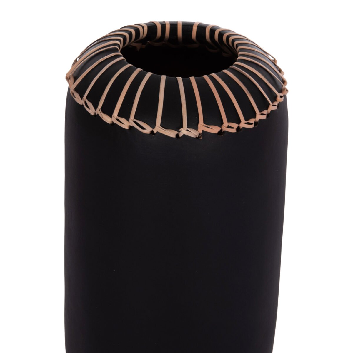 ΕΠΙΤΡΑΠΕΖΙΟ ΔΙΑΚΟΣΜΗΤΙΚΟ ΒΑΖΟ LENNOX HM4675.01S TΕΡΑΚΟΤΑ ΣΕ ΜΑΥΡΟ--Φ18x33Υεκ. - Image 4