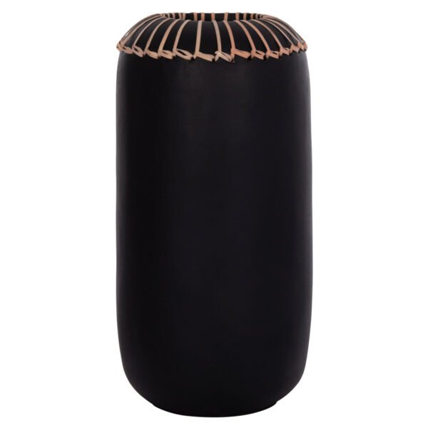 ΕΠΙΤΡΑΠΕΖΙΟ ΔΙΑΚΟΣΜΗΤΙΚΟ ΒΑΖΟ LENNOX HM4675.01S TΕΡΑΚΟΤΑ ΣΕ ΜΑΥΡΟ--Φ18x33Υεκ.