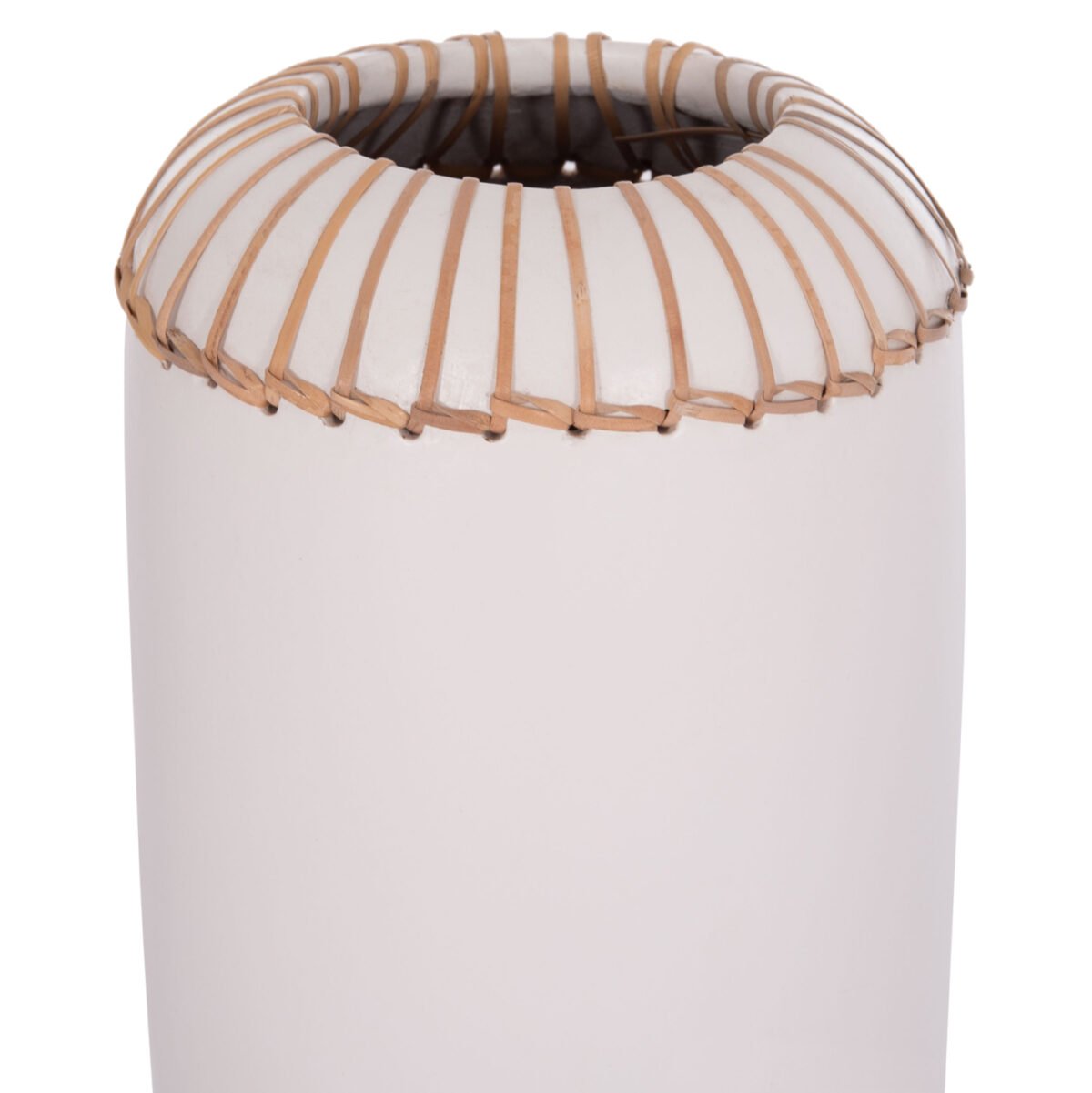 ΕΠΙΤΡΑΠΕΖΙΟ ΔΙΑΚΟΣΜΗΤΙΚΟ ΒΑΖΟ LENNOX HM4675.02S TΕΡΑΚΟΤΑ ΣΕ ΛΕΥΚΟ--Φ18x33Υεκ. - Image 4