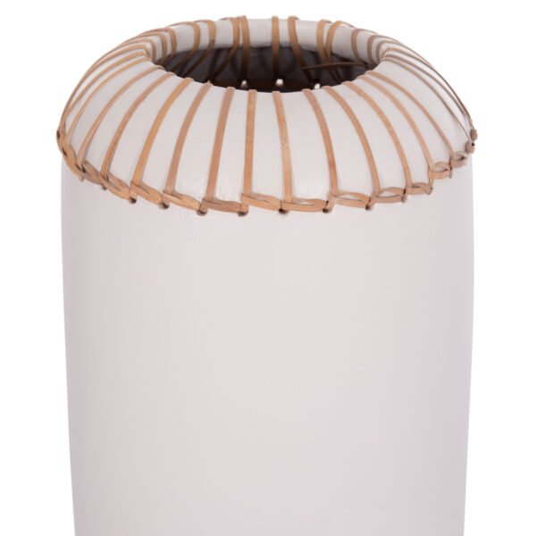 ΕΠΙΤΡΑΠΕΖΙΟ ΔΙΑΚΟΣΜΗΤΙΚΟ ΒΑΖΟ LENNOX HM4675.02S TΕΡΑΚΟΤΑ ΣΕ ΛΕΥΚΟ--Φ18x33Υεκ. - Image 4