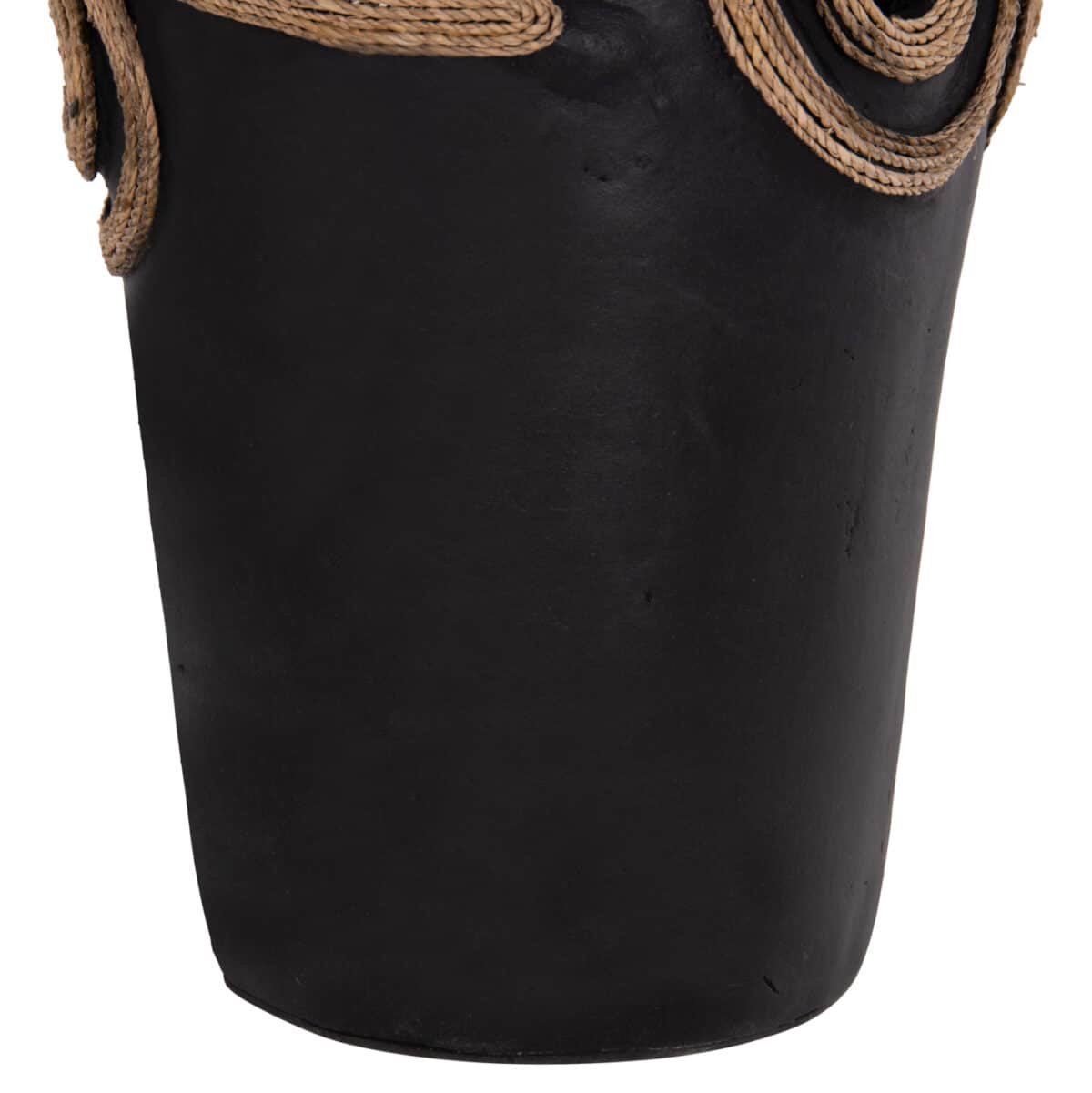 ΕΠΙΤΡΑΠΕΖΙΟ ΔΙΑΚΟΣΜΗΤΙΚΟ ΒΑΖΟ DEAN HM4677.01S ΤΕΡΑΚΟΤΑ ΣΕ ΜΑΥΡΟ--Φ19x25Υεκ. - Image 6