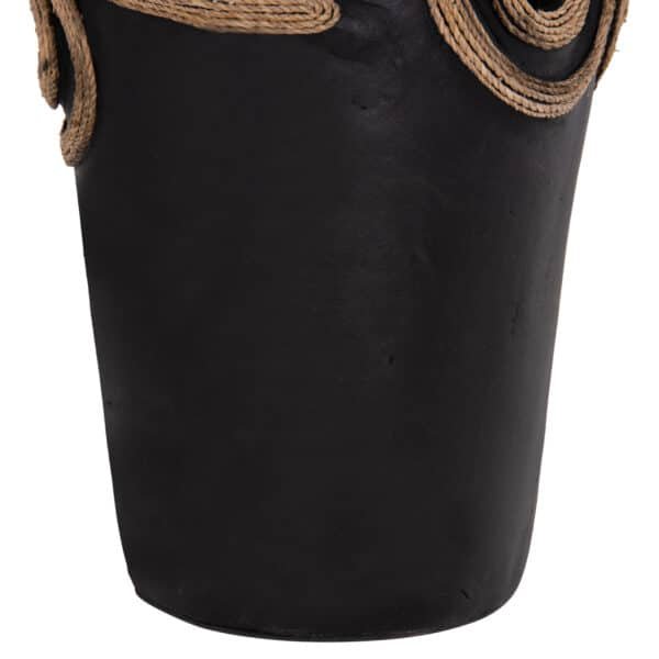 ΕΠΙΤΡΑΠΕΖΙΟ ΔΙΑΚΟΣΜΗΤΙΚΟ ΒΑΖΟ DEAN HM4677.01S ΤΕΡΑΚΟΤΑ ΣΕ ΜΑΥΡΟ--Φ19x25Υεκ. - Image 6