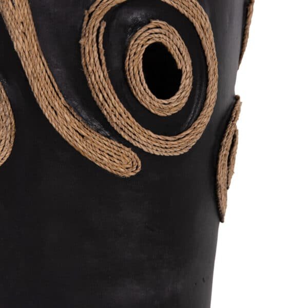 ΕΠΙΤΡΑΠΕΖΙΟ ΔΙΑΚΟΣΜΗΤΙΚΟ ΒΑΖΟ DEAN HM4677.01S ΤΕΡΑΚΟΤΑ ΣΕ ΜΑΥΡΟ--Φ19x25Υεκ. - Image 7