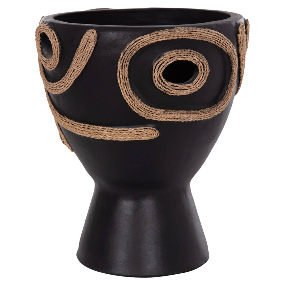 ΕΠΙΤΡΑΠΕΖΙΟ ΔΙΑΚΟΣΜΗΤΙΚΟ ΒΑΖΟ DEAN HM4678.01 ΤΕΡΑΚΟΤΑ ΣΕ ΜΑΥΡΟ--Φ23x29Υεκ. - Image 7